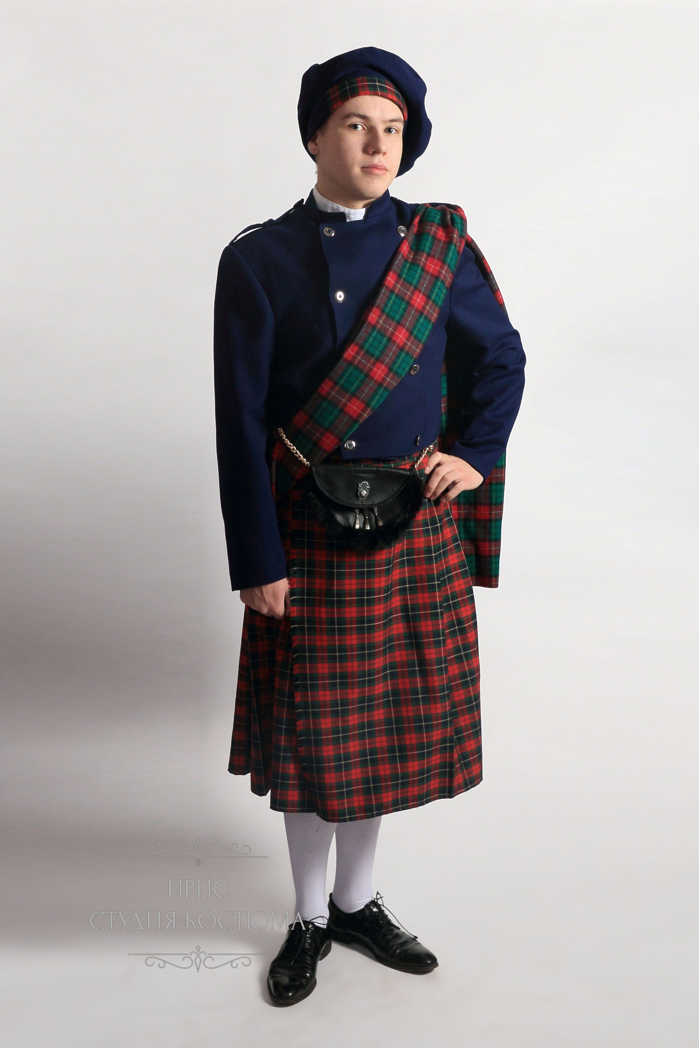 Шотландский национальный мужской костюм