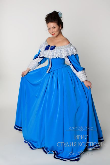 Историческое платье аренда прокат Москва