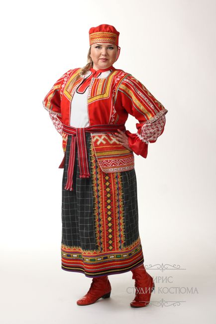 Рязанский женский народный костюм