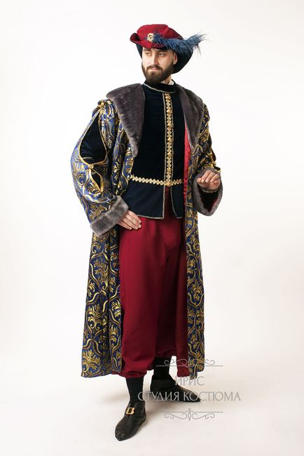 Мужской костюм эпохи Возрождения в аренду