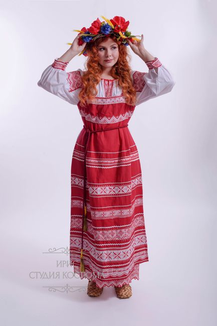 Русский крестьянский костюм